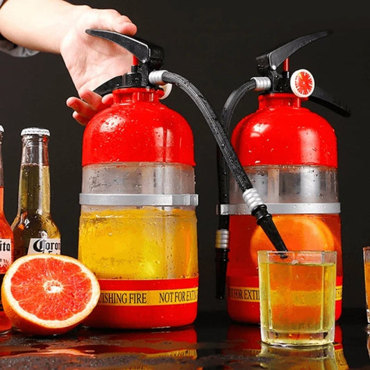 🥳2026 HOT SALE🥳💞50K+ SOLD!Popular Fire Extinguisher Design Beer Tub – Hand-Pressure Dispensing System – Ideal for Public Viewing & Football Parties 🍻⚽