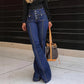 🕺 Retro Chic Vibe | Flared & High-Waisted Denim | Statement Piece for Your Wardrobe 🌟【Half Price】