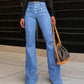 🕺 Retro Chic Vibe | Flared & High-Waisted Denim | Statement Piece for Your Wardrobe 🌟【Half Price】