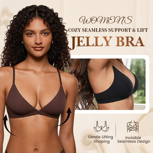 💜 LAST DAY PROMOTION - 50%OFF💜Women's Wire-Free Jelly Support Triangle Bralette