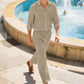👔 Smart-Casual Essential | Linen 2-Piece Set for Men | Effortless Outfit