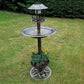 ⏳Limited-time 50% off⏰Solar-Powered Bird Bath & Feeder with Planter🐦🛁