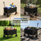 [Exceptional Price] Collapsible Wagon Cart with Wheels—Durable, Convenient,Versatile,Practical