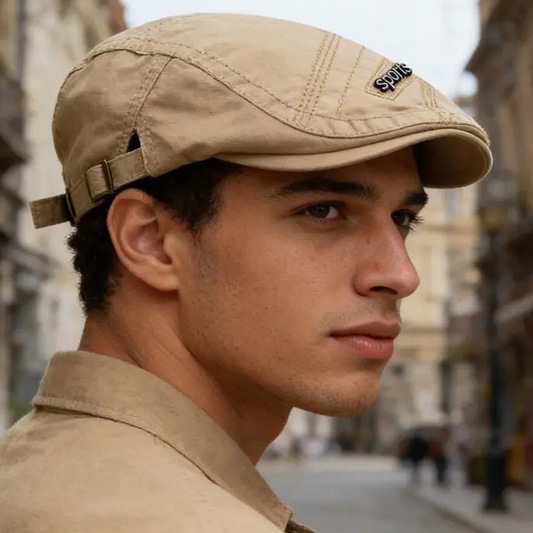 All-Season Breathable Classic Flat Cap